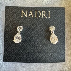 Nadri Crystal Drop Earrings